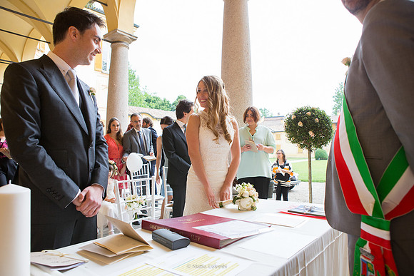Matrimonio Rito Civile Villa Botta Adorno Pavia S.&M.