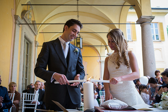 Matrimonio Rito Civile Villa Botta Adorno Pavia S.&M.