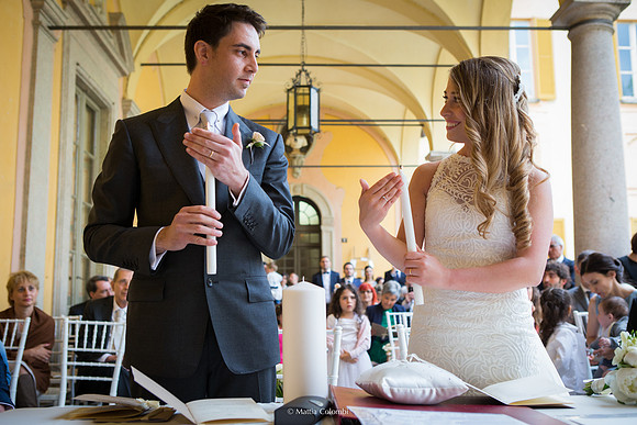 Matrimonio Rito Civile Villa Botta Adorno Pavia S.&M.