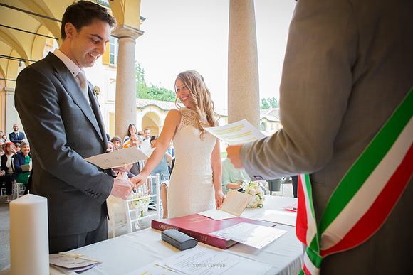 Matrimonio Rito Civile Villa Botta Adorno Pavia S.&M.