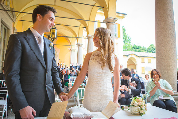 Matrimonio Rito Civile Villa Botta Adorno Pavia S.&M.