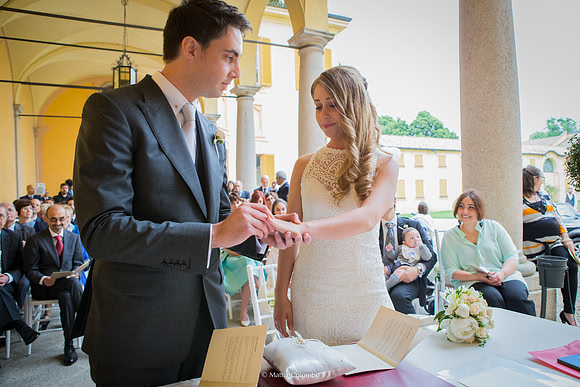 Matrimonio Rito Civile Villa Botta Adorno Pavia S.&M.