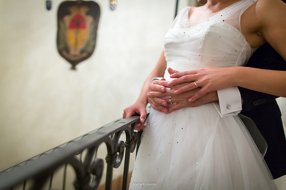 Matrimonio religioso a Vigevano. Ricevimento a Palazzo Brielli Castiglione Tromello