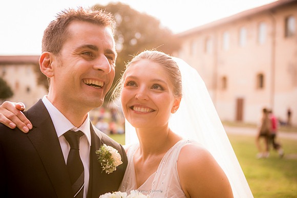 Matrimonio religioso a Vigevano. Ricevimento a Palazzo Brielli Castiglione Tromello