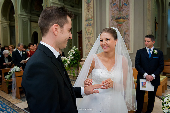 Matrimonio religioso a Vigevano. Ricevimento a Palazzo Brielli Castiglione Tromello