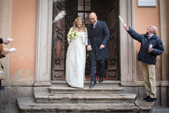 Matrimonio Civile nella chiesatta del comune di Pavia - Ricevimento e Cena al Ristorante Bardelli.
