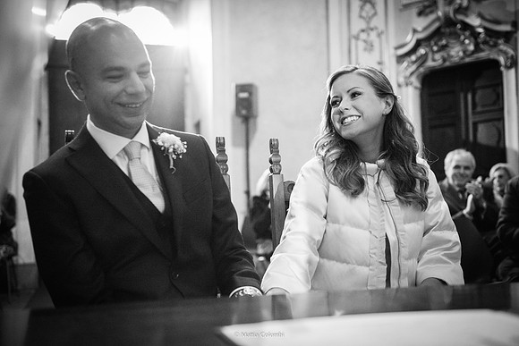 Matrimonio Civile nella chiesatta del comune di Pavia - Ricevimento e Cena al Ristorante Bardelli.