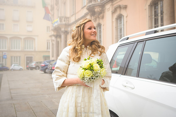 Matrimonio Civile nella chiesatta del comune di Pavia - Ricevimento e Cena al Ristorante Bardelli.
