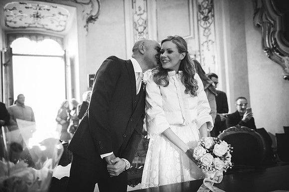 Matrimonio Civile nella chiesatta del comune di Pavia - Ricevimento e Cena al Ristorante Bardelli.
