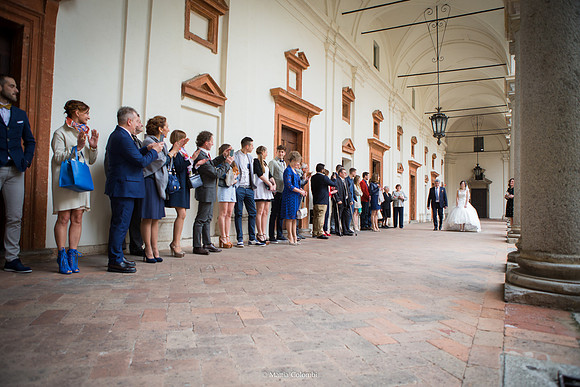 Matrimonio con Rito Religioso Collegio Borromeo Pavia E. &. A.