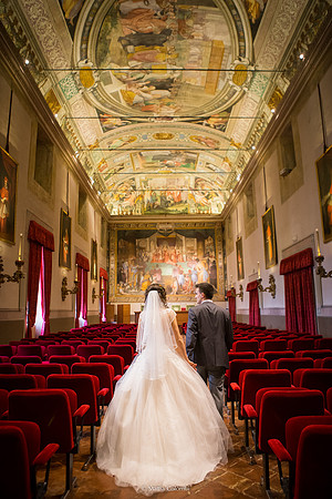 Matrimonio con Rito Religioso Collegio Borromeo Pavia E. &. A.