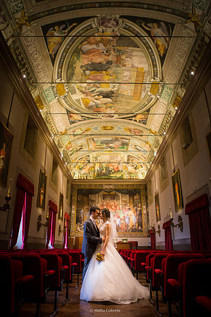 Matrimonio con Rito Religioso Collegio Borromeo Pavia E. &. A.