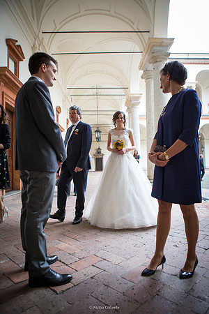 Matrimonio con Rito Religioso Collegio Borromeo Pavia E. &. A.