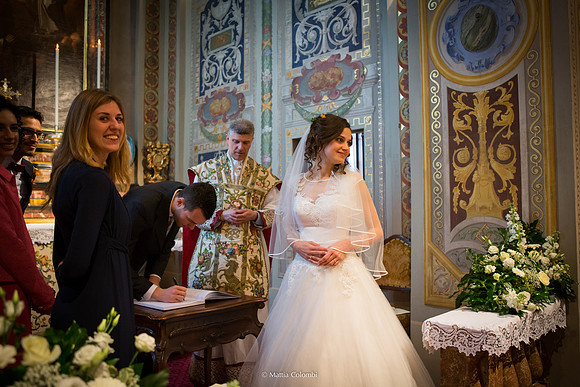 Matrimonio con Rito Religioso Collegio Borromeo Pavia E. &. A.