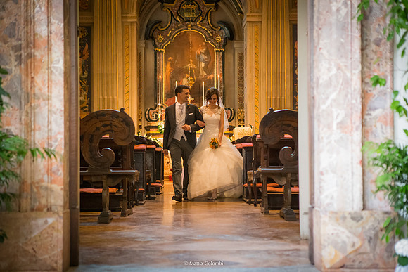 Matrimonio con Rito Religioso Collegio Borromeo Pavia E. &. A.