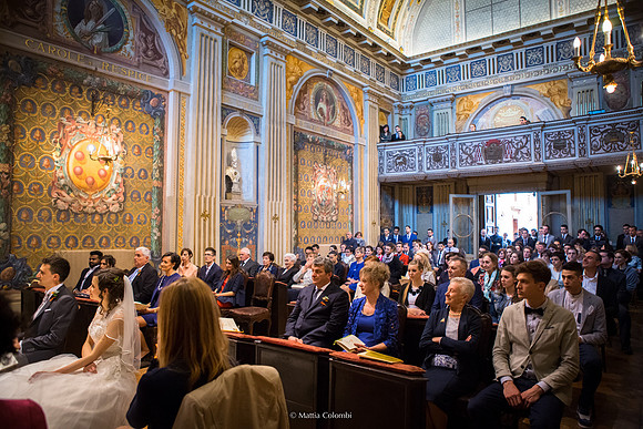 Matrimonio con Rito Religioso Collegio Borromeo Pavia E. &. A.