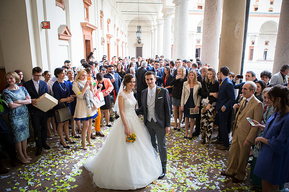 Matrimonio con Rito Religioso Collegio Borromeo Pavia E. &. A.