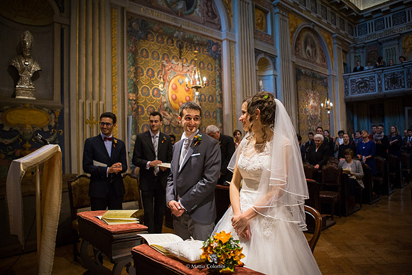 Matrimonio con Rito Religioso Collegio Borromeo Pavia E. &. A.