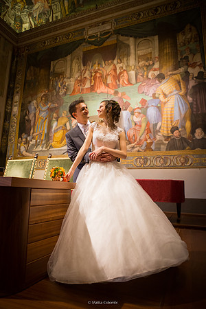 Matrimonio con Rito Religioso Collegio Borromeo Pavia E. &. A.