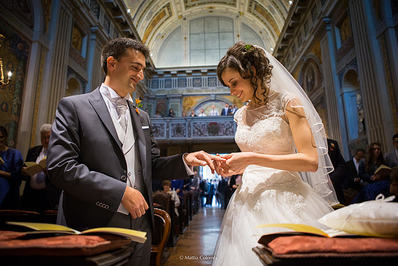 Matrimonio con Rito Religioso Collegio Borromeo Pavia E. &. A.