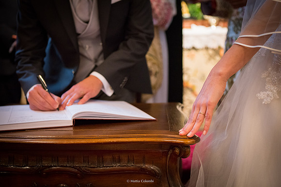 Matrimonio con Rito Religioso Collegio Borromeo Pavia E. &. A.