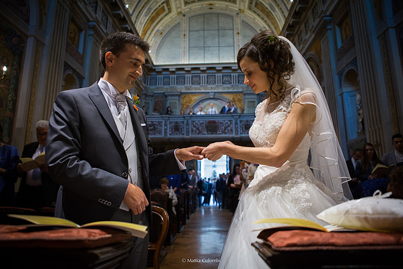 Matrimonio con Rito Religioso Collegio Borromeo Pavia E. &. A.