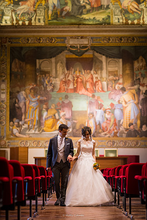 Matrimonio con Rito Religioso Collegio Borromeo Pavia E. &. A.