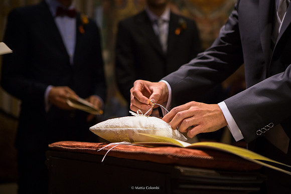 Matrimonio con Rito Religioso Collegio Borromeo Pavia E. &. A.