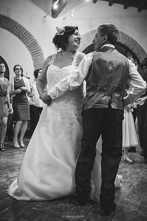 Matrimonio religioso nella chiesa di San Lanfranco a Pavia, ricevimento ai Granai Certosa.