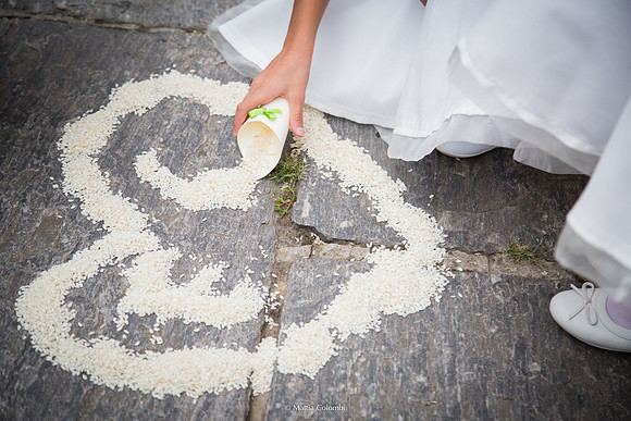 Matrimonio religioso nella chiesa di San Lanfranco a Pavia, ricevimento ai Granai Certosa.
