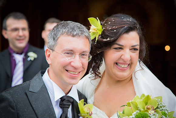Matrimonio religioso nella chiesa di San Lanfranco a Pavia, ricevimento ai Granai Certosa.