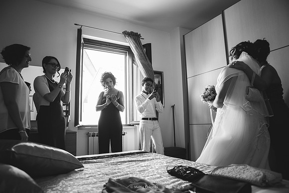 Matrimonio religioso nella chiesa di San Lanfranco a Pavia, ricevimento ai Granai Certosa.