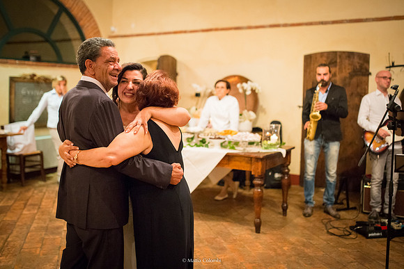 Matrimonio religioso nella chiesa di San Lanfranco a Pavia, ricevimento ai Granai Certosa.
