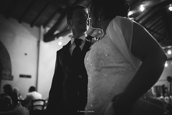 Matrimonio religioso nella chiesa di San Lanfranco a Pavia, ricevimento ai Granai Certosa.