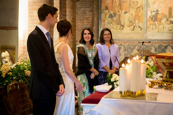 Matrimonio religioso a Pavia Chiesa di San Teodoro,  Vecchia Pavia al Mulino M.& G.