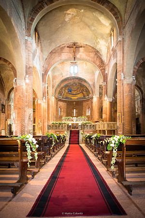 Matrimonio religioso a Pavia Chiesa di San Teodoro,  Vecchia Pavia al Mulino M.& G.