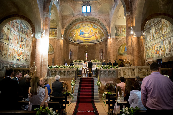 Matrimonio religioso a Pavia Chiesa di San Teodoro,  Vecchia Pavia al Mulino M.& G.