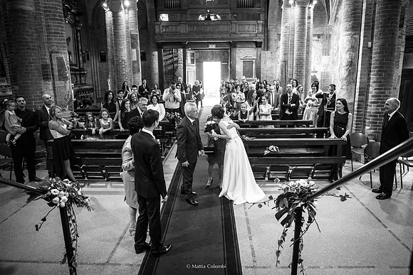 Matrimonio religioso a Pavia Chiesa di San Teodoro,  Vecchia Pavia al Mulino M.& G.