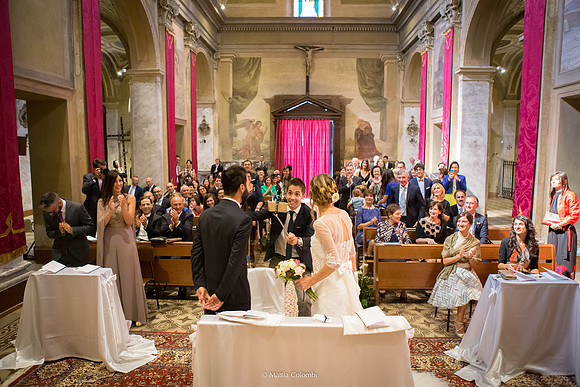 Matrimonio religioso e ricevimento La Volta del Vescovo Piacenza M&R
