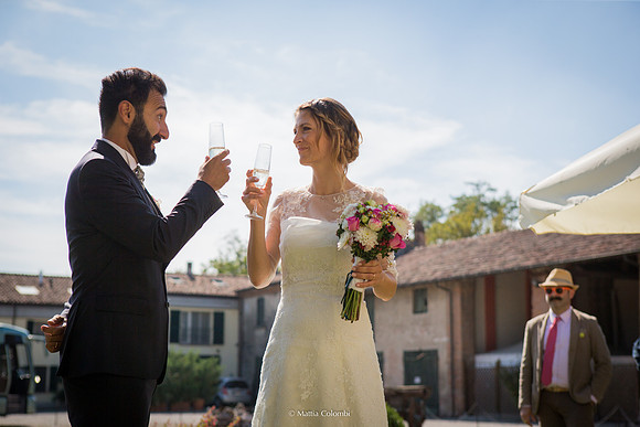 Matrimonio religioso e ricevimento La Volta del Vescovo Piacenza M&R