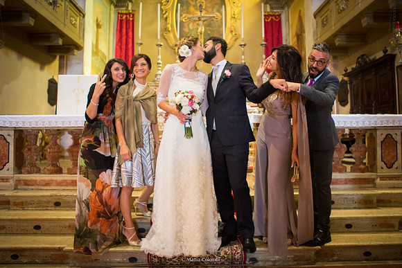 Matrimonio religioso e ricevimento La Volta del Vescovo Piacenza M&R
