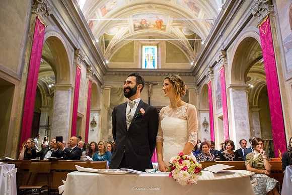 Matrimonio religioso e ricevimento La Volta del Vescovo Piacenza M&R