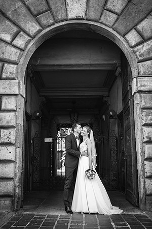 Matrimonio Civile nella chiesetta del Comune di Pavia, Ricevimento Agriturismo Boccapane.