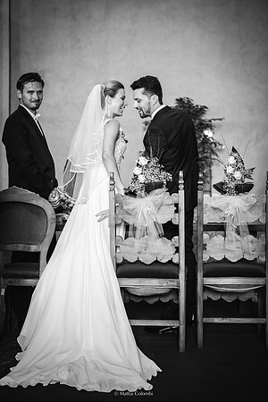 Matrimonio Civile nella chiesetta del Comune di Pavia, Ricevimento Agriturismo Boccapane.