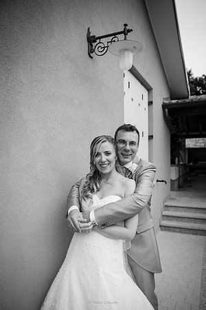 Matrimonio con rito religioso, ricevimento alla Rocca di Montalfeo.