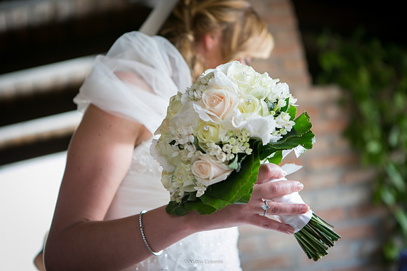 Matrimonio con rito religioso, ricevimento alla Rocca di Montalfeo.