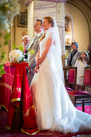Matrimonio con rito religioso, ricevimento alla Rocca di Montalfeo.