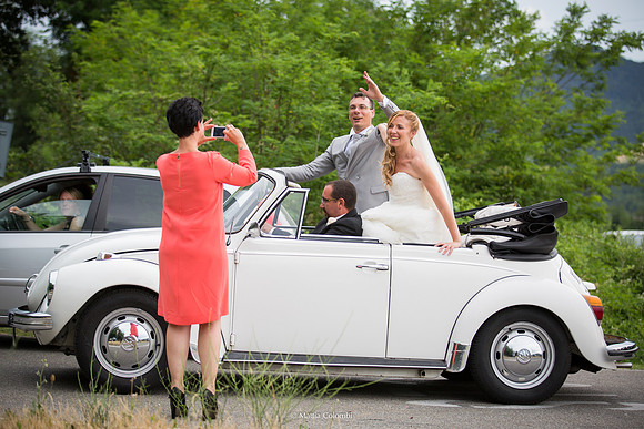 Matrimonio con rito religioso, ricevimento alla Rocca di Montalfeo.
