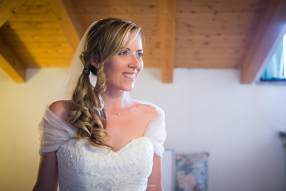 Matrimonio con rito religioso, ricevimento alla Rocca di Montalfeo.