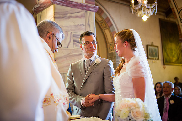 Matrimonio con rito religioso, ricevimento alla Rocca di Montalfeo.